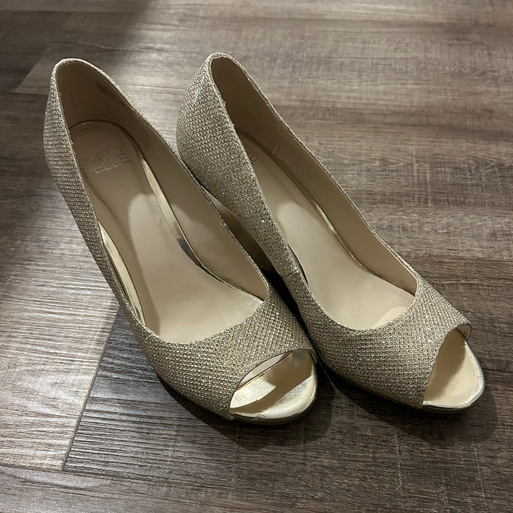 Elegant Peep-Toe Heels